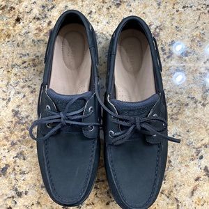 Black Sperry Koifish Top Slider Boat Shoes
